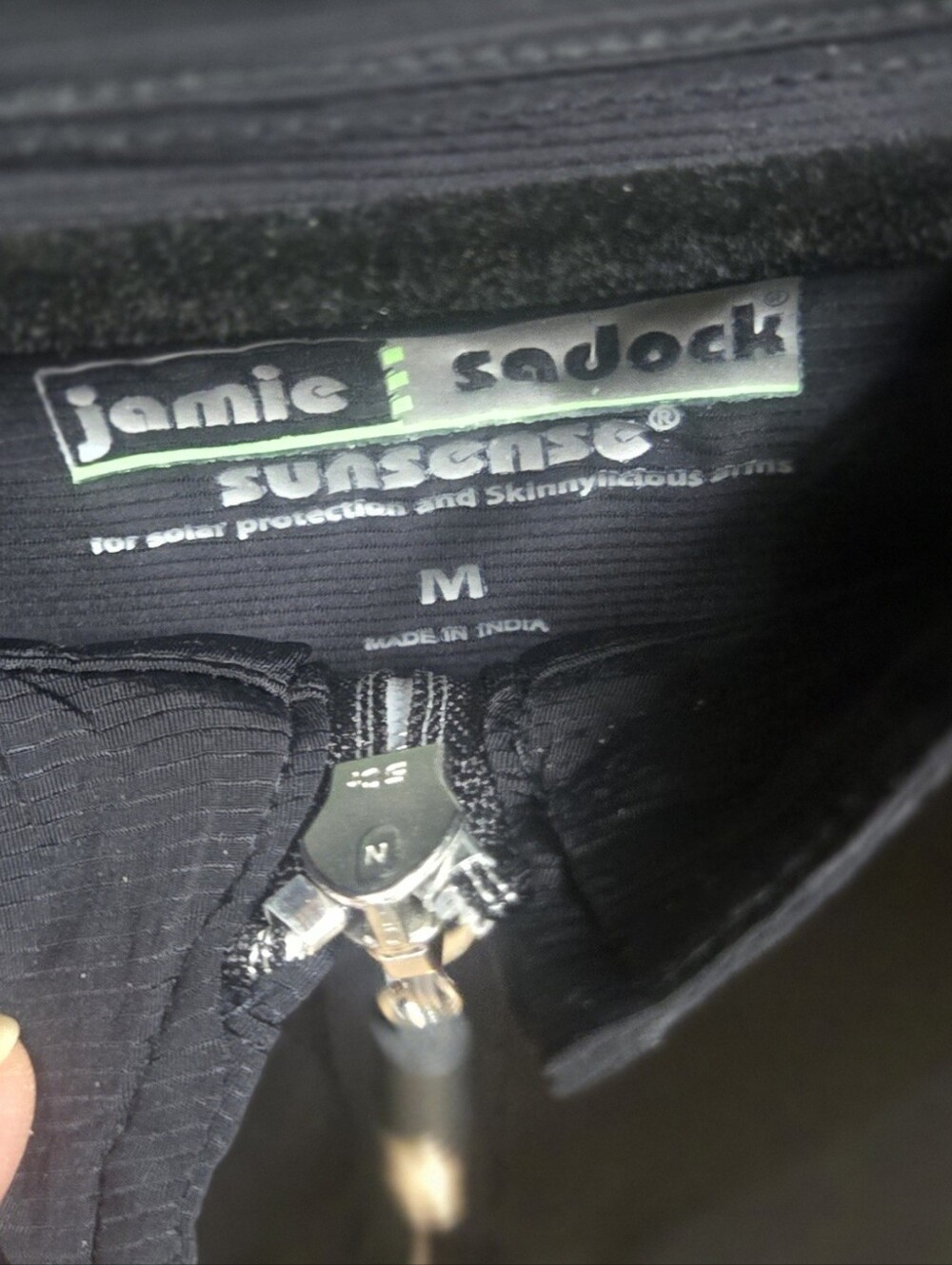 NWT Jamie Sadock Sunsense SPF 30 Long Sleeve Light Weight Jacket. Black. Medium. - Picture 5 of 5